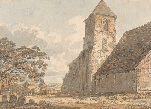 Icklesham Church, , Thomas Girtin