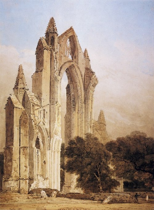 Guisborough Priory, Yorkshire, 1801, Thomas Girtin