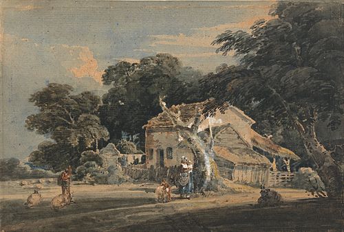 A Devonshire Farm, 1798, Thomas Girtin