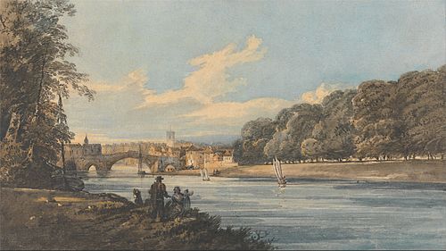 The New Walk, York, 1798, Thomas Girtin