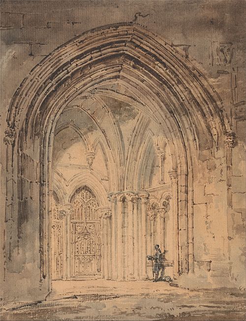 St. Alban's Cathedral, Hertfordshire, 1797, Thomas Girtin