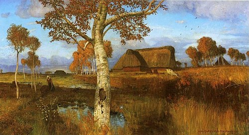 Autumn in the marsh, 1895, Otto Modersohn
