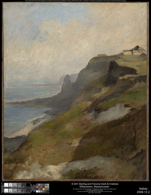 Cliffs of Normandy, 1850, Eugène Isabey