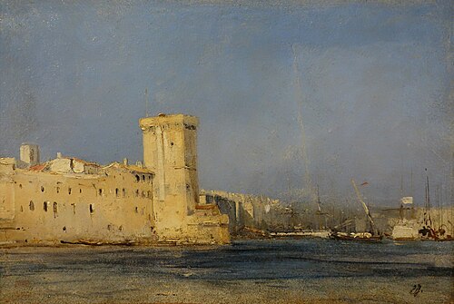 Fort au bord de la mer, 1835, Eugène Isabey