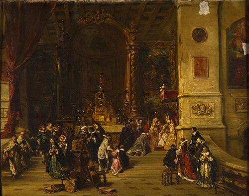 La Bénédiction, 1873, Eugène Isabey