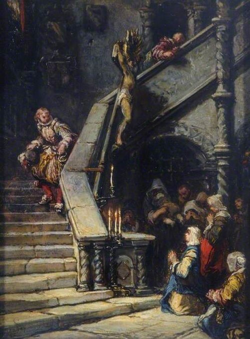 Good Friday in the Middle Ages, 1862, Eugène Isabey