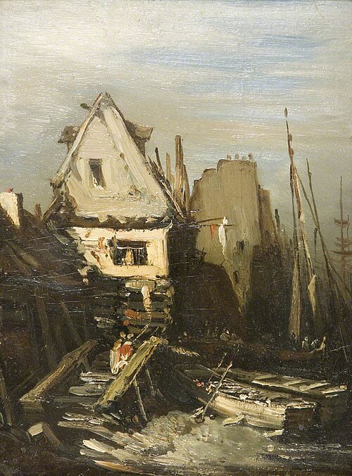 The Norman Port, , Eugène Isabey