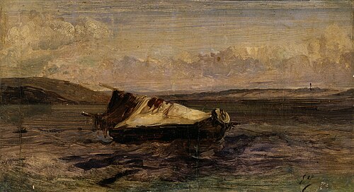 La Barque, , Eugène Isabey