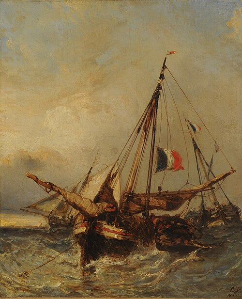 Marina, 1840, Eugène Isabey