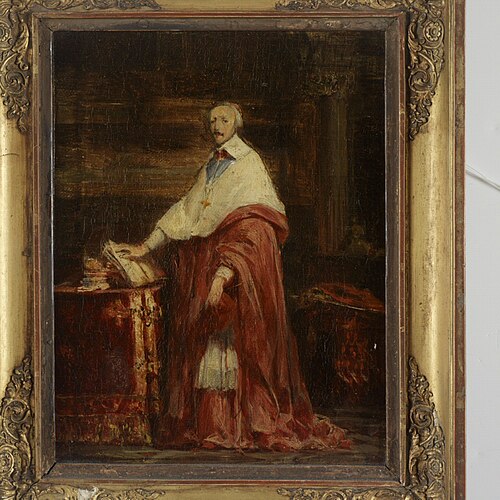 Portrait of Cardinal de Richelieu, , Eugène Isabey