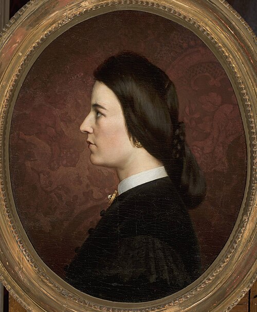 Portrait of Maria Sawiczewska, artist’s sister, , Artur Grottger