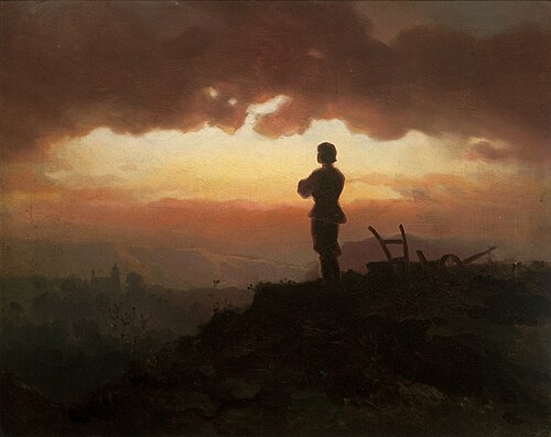 Evening Prayer of a Farmer, 1865, Artur Grottger