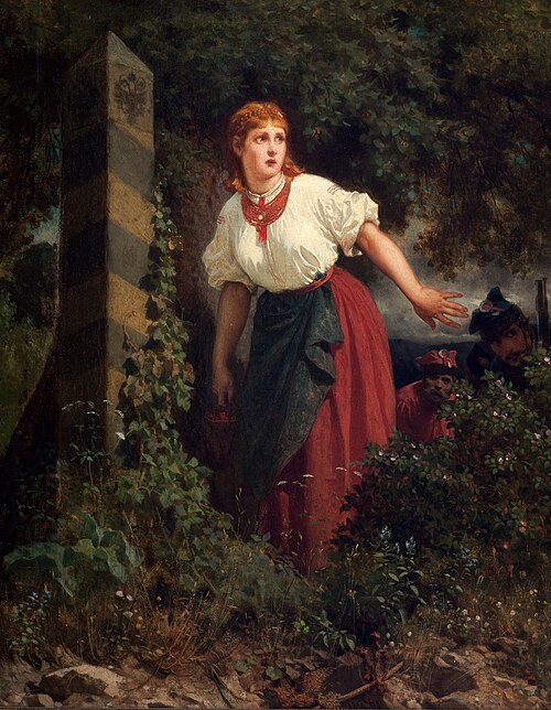 Crossing the Border, 1865, Artur Grottger