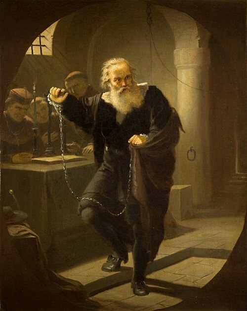 Galileo's Trial, 1867, Artur Grottger