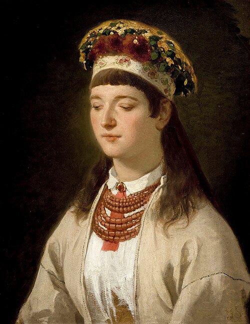 Panna młoda z Wróblewic, 1865, Artur Grottger