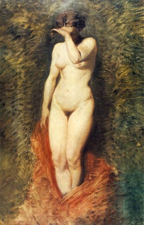 Phryne., 1867, Artur Grottger