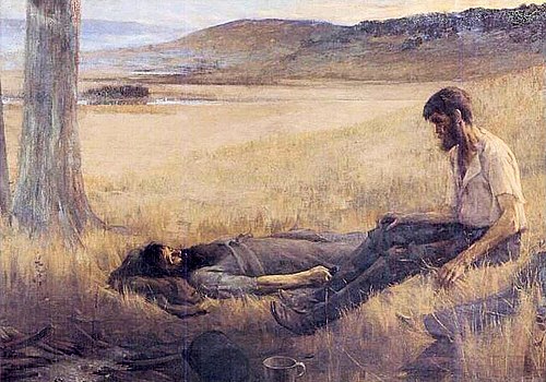 Death of Burke, 1892, Artur Loureiro
