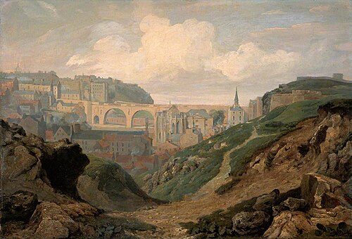 View of Edinburgh from the Calton Hill, 1808, Patrick Gibson