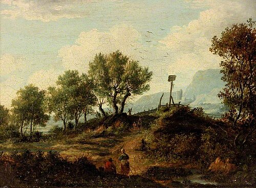 The Aberuchills (The Loch Aber Hills), 1824, Patrick Nasmyth