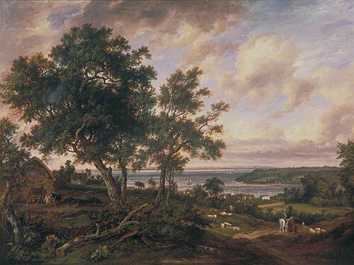 The Meeting of the Avon and Severn, 1826, Patrick Nasmyth