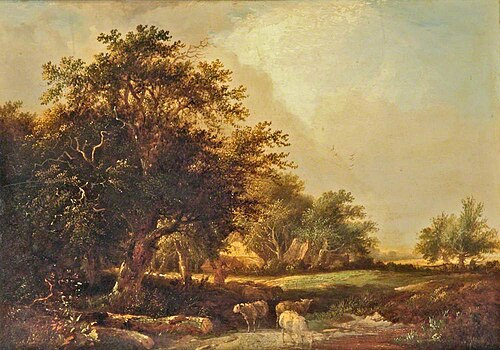 Wooded Landscape near Iver, Uxbridge, 1837, Patrick Nasmyth