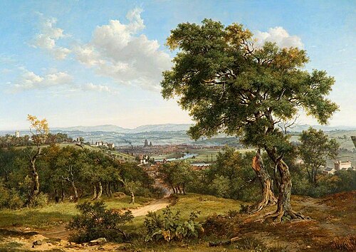 View of Bristol, 1827, Patrick Nasmyth