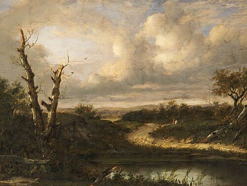 View near St Albans, 1829, Patrick Nasmyth