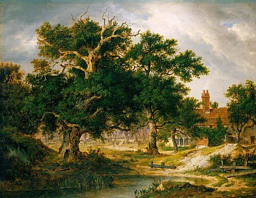 Sir Philip Sidney's Oak, 1825, Patrick Nasmyth