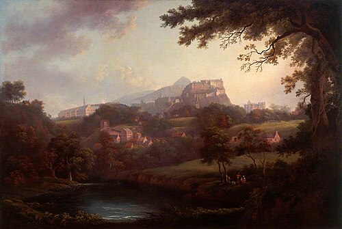 Edinburgh from the Water of Leith, , Patrick Nasmyth