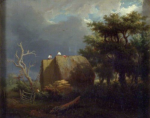 Landscape with a Haystack, , Patrick Nasmyth