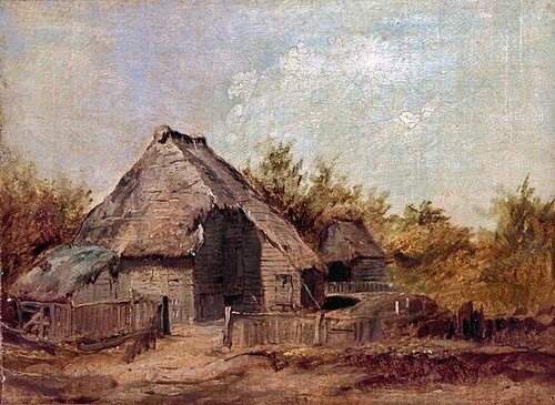 Farm Buildings, 1820, Patrick Nasmyth