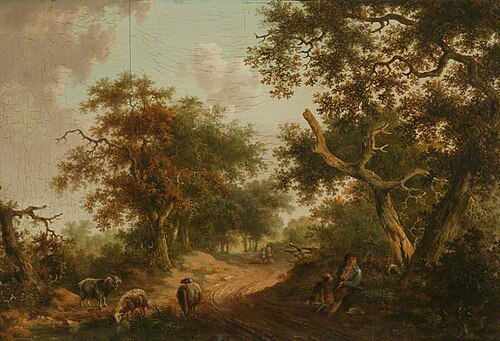 Landscape with Sheep and a Shepherd, 1804, Patrick Nasmyth