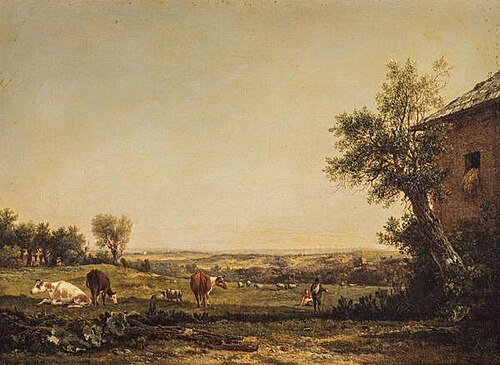 A Scene in Hampshire, 1820, Patrick Nasmyth