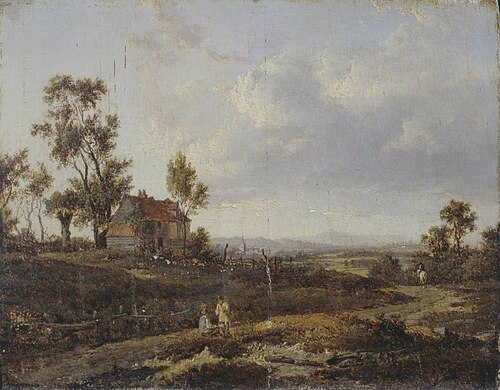 Landscape with a Cottage, 1828, Patrick Nasmyth