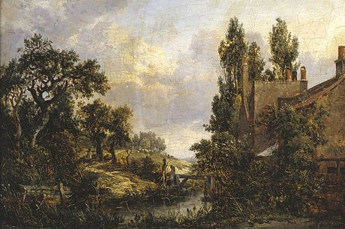 Landscape with a Farm House, 1820, Patrick Nasmyth
