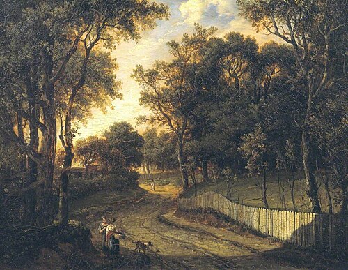 View near Sevenoaks, Kent, 1820, Patrick Nasmyth