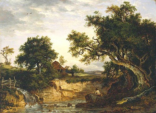 A Landscape (‘The Angler’s Nook’), 1825, Patrick Nasmyth