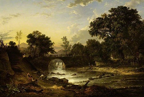 A view of the Douglas Bridge near Inverary, Argyllshire, 1818, Patrick Nasmyth