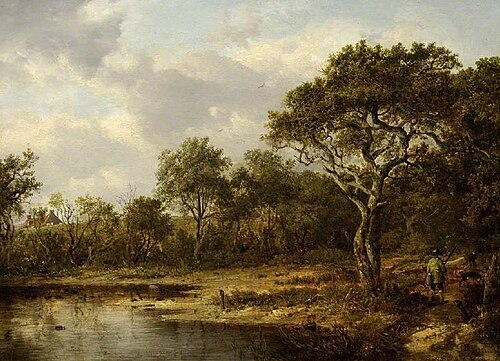 View near Norwood, 1821, Patrick Nasmyth