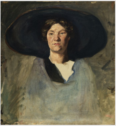 Woman in a Large Hat, , Patrick Joseph Tuohy