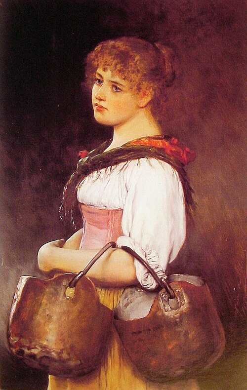 The Milkmaid, 1880, Eugene de Blaas
