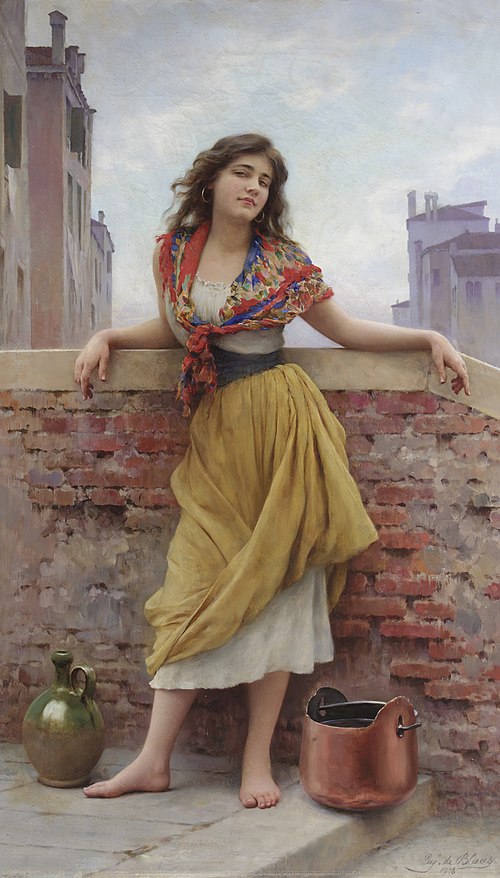 The Watercarrier, 1908, Eugene de Blaas