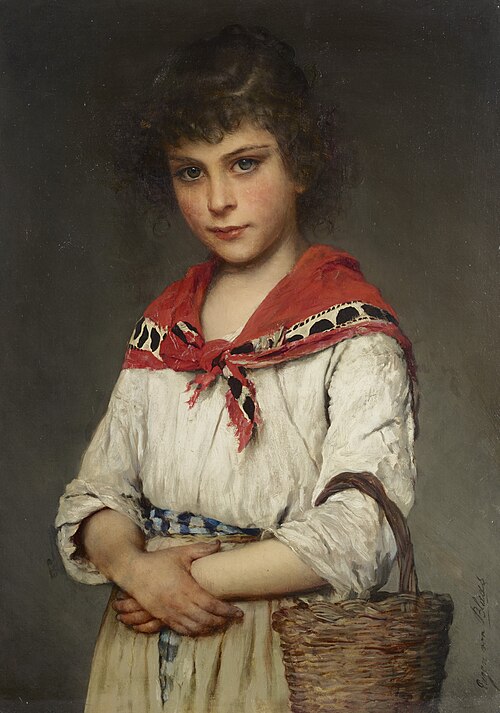 A Neapolitan girl, 1931, Eugene de Blaas