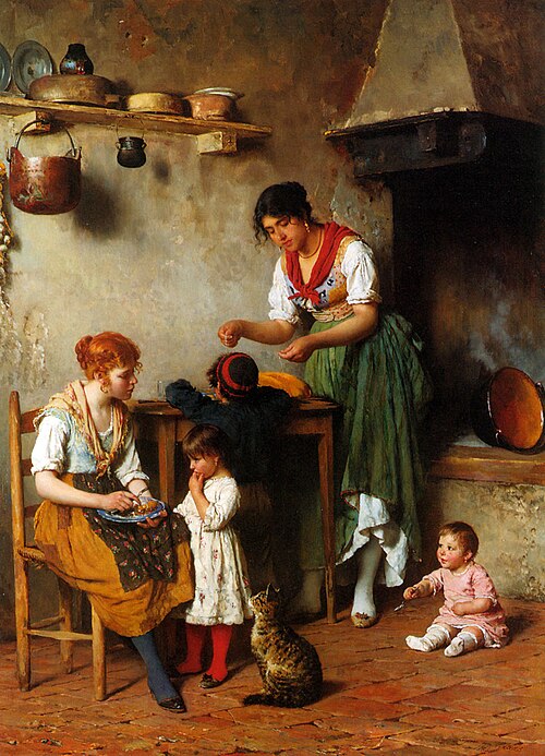 A Helping Hand, 1884, Eugene de Blaas