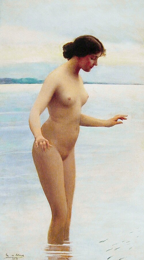 In the Water, 1914, Eugene de Blaas