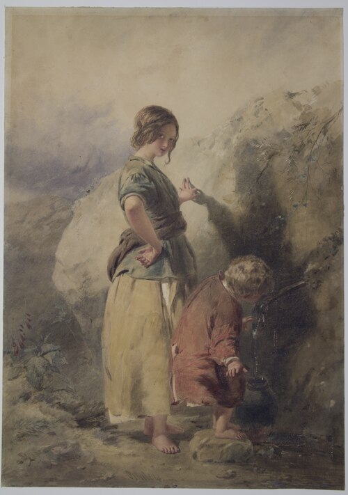 At the Spring, 1841, Paul Falconer Poole