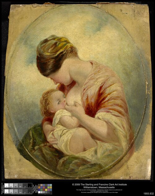 Mother and Child, 1860, Paul Falconer Poole