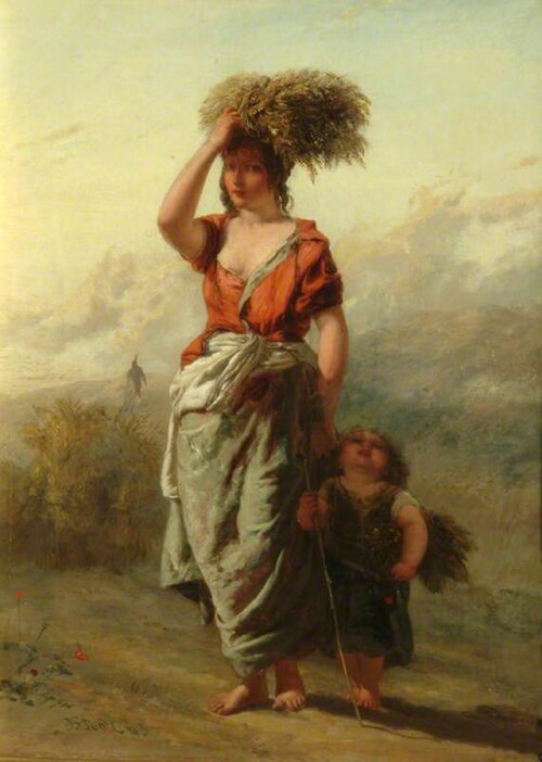 The Gleaner, 1845, Paul Falconer Poole