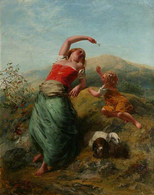 Rustic Scene, 1849, Paul Falconer Poole