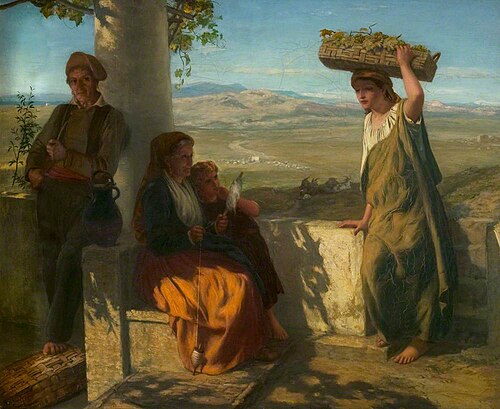 An Italian Family, 1856, Paul Falconer Poole